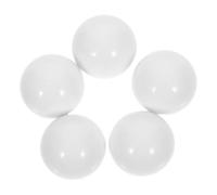 PHENOFICE Perline per Ruota della Roulette 12Mm Set da 5 Palline di Ricambio per Giochi da Tavolo e Bar Perline Rotonde Bianche per Ruota Russa Accessori per Feste e Bomboniere