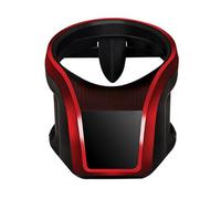 PHENOFICE Porta Cellulare e Portabicchieri Auto Multifunzione Supporto per Bevande e Telefono con Superficie Antiscivolo Design Ultrasottile Rosso Facile Installazione per Bocchette Aria