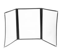 PHENOFICE Portamenu in Pvc Trasparente Ecologico, Raccoglitore ad Anelli per Menu da Cucina Copertina Resistente, Cartella Portatile per Ristoranti e Uso Professionale