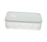 PHENOFICE Portauova Per Frigorifero Con Coperchio, Scatola Trasparente Per 10 Uova, Vassoio Impilabile Durevole Per Conservazione Alimenti Casa, Campeggio e Picnic