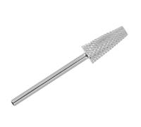 PHENOFICE Punta per Fresa Unghie in Acciaio Tungsteno Argento, Resistente e Multifunzionale per Manicure e Pedicure, Strumento Compatto per Rimuovere Pelle Morta e Lucidare Unghie