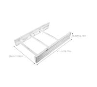 PHENOFICE Scala Portasciugamani per Bagno in Stile Rustico Mini Scaletta Decorativa Bianca Salvaspazio Mensola Porta Asciugamani Multifunzionale per Arredamento Country