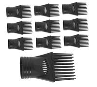 PHENOFICE Set da 10 Pettini per Asciugacapelli in Plastica Resistente Ugelli per lo Styling Chioma Accessori per Parrucchieri per Asciugatura Liscia e Riduzione del Volume