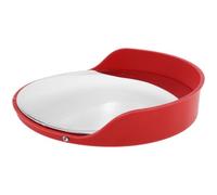 PHENOFICE Specchio Convesso Stradale Rosso per Interni ed Esterni, Resistente alle Intemperie Materiale in Lamiera Zincata e Pcb, per Sicurezza in Parcheggi e Vialetti