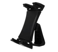 PHENOFICE Supporto Rotante per Tablet e Cellulare in Plastica Nera Pannello Liscio e Non Ostruisce i Tasti, per Uso Domestico e Ufficio