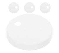 PHENOFICE Tappi Coprivite per WC in Plastica Bianca 45mm, Copribulloni Decorativi per Sedile Water, Set 2 Paia per Fissaggio Rapido e Nascondi Viti, Accessori Bagno per Uso Domestico