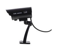 PHENOFICE Telecamera Fittizia Per Esterni Imitazione Cctv Con Led Lampeggiante e Staffa Sicurezza e