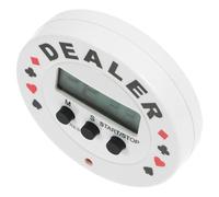 PHENOFICE Timer da Poker Digitale Conto alla Rovescia Timer per Gioco da Tavolo Portatile Batteria a Bottone Accessorio per Croupier e Forniture Giochi di Poker
