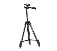 PHENOFICE Treppiede Mini Per Proiettori Telecamere e Smartphone Supporto Versatile Per Live Streaming e Attività Outdoor Nero