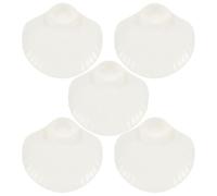 PHENOFICE Vassoio da Portata a Forma di Conchiglia in Pp Riutilizzabile 5 Pezzi per Snack e Frutta Design Compatto per Uso Domestico e Molte Occasioni