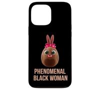 Phenomenal Melanin Black Woman Magic With Easter Black Bunny Custodia per iPhone 13 Pro Max