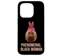 Phenomenal Melanin Black Woman Magic With Easter Black Bunny Custodia per iPhone 15 Pro