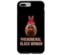 Phenomenal Melanin Black Woman Magic With Easter Black Bunny Custodia per iPhone 7 Plus/8 Plus
