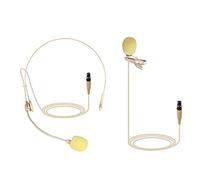 Phenyx Pro - Microfono con microfono Lavalier e cuffie, con mini jack XLR, microfono da bavero a clip e cavo flessibile, compatibile con tutti i sistemi di microfono wireless Phenyx Pro