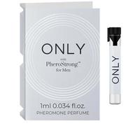 PheroStrong Only for Men Profumo ai feromoni sessuali extra forti per uomini e donne attratte - profumo da uomo - colonia da uomo a lunga durata - Tascabile - 1 ml
