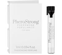 PheroStrong Popularity for Men - Profumo intenso ai feromoni sessuali extra forti per uomini per attrarre le donne - profumo da uomo Bliss Blister - colonia da uomo a lunga durata - 1 ml