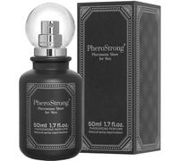 PheroStrong Show for Men Eau de Parfum con feromoni, profumo aromatico con lavanda, menta, vaniglia, fava tonka e tabacco, 50 ml