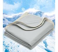 PHF Arc-Chill Q-Max > 0,5 - Coperta refrigerante double face, 220 x 240 cm, assorbe il sudore e traspirante, colore grigio (grigio)