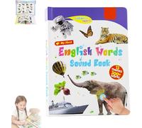 PHFTRCEW My First English Sound Toy - 470+ Words, 21 Themes, Fun Word Game & Bilingual Toys, School Education & Perfect Educational Gift, for Toddler 0-9 Year Old (3-9y)