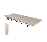 PHHCA Letto Pieghevole, Lettino da Campeggio Pieghevole, Brandina Pieghevole Campeggio, for Tenda, attività All'aperto, Escursioni, Viaggi, Spiaggia(Khaki)