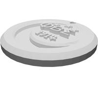 Phi Beta Sigma Crescent Medaglietta Coin Confraternita Stampato in 3D