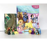 Phidal- Disney Princesses Aventures Royales Comptines et Figurines, Colore Versione Francese, 2019