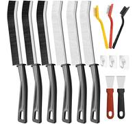 PhieeSeriy 14 PCS Spazzole per Pulirei, Spazzola per Fessure con Setole Dure per Bagno WC, Set di Strumenti per la Spazzola per Pulire Doccia con Spazzola Metallica/Scarpatrice per Cucina Porte