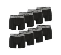 Phil & Co. Berlin Confezione da 8 boxer da uomo, in cotone, elastan, jersey, senza etichetta che graffia, comodi ed elastici, traspiranti, morbidi, facili da pulire, Confezione da 8 pantaloncini retrò