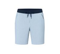Phil & Co. Berlin Cozy Classics - Pantaloncini da pigiama da uomo, in misto cotone, leggeri, con elastico in vita, taglio comodo e design a quadri, Cozy Classics - Set di 2 pigiami a strisce/blu