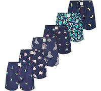 Phil & Co. - Boxer da uomo, in cotone, motivo: Checks, Motivi 1, M