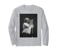 Phil Collins dei Genesis dal Vivo con Il Tour Mondiale degli Invisible Touch Maglia a Manica