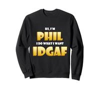 Phil Costume IDGAF Funny Meme Phil Halloween Costume Philips Felpa