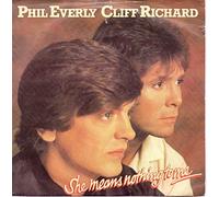 Phil Everly - She means nothing to me (1982, & Cliff Richard) / Vinyl single [Vinyl-Single 7'']