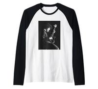 Phil Lynott Ballando al Chiaro di Luna Thin Lizzy Live 1977 Maglia con Maniche Raglan