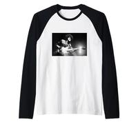 Phil Lynott Thin Lizzy Bassista Jailbreak di Virginia Turbett Maglia con Maniche Raglan