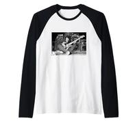 Phil Lynott Thin Lizzy Registra Tuono e Fulmine 1982 Maglia con Maniche Raglan