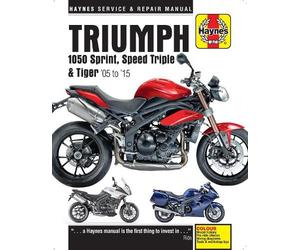 Phil Mather Triumph 1050 Sprint, Speed Triple & Tiger (05 - 15) (Tascabile)