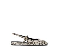 PHIL MELVIS Slingback donna bianca/nera in pelle 40