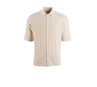 Phil Petter - Seersucker Knit Shirt - - Shirts - Uomo - Bianco - M