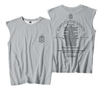 Phil Wickham Song of The Saints Album Merch Canotte senza maniche T-Shirt Port Vest Unisex Casual Outdoor Sportwear, Grigio, XS