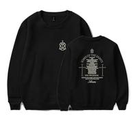 Phil Wickham Song Of The Saints Album Merch Felpa Unisex Casual Girocollo Manica Lunga Pullover Vestiti, Nero , L