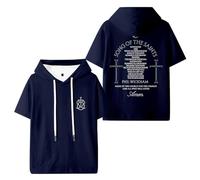 Phil Wickham Song of The Saints Album Merch T-shirt con cappuccio unisex a maniche corte t-shirt casual moda abbigliamento, Marina Militare, L