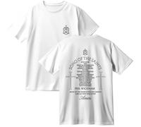 Phil Wickham Song of The Saints Album Merch t-shirt in cotone unisex moda girocollo manica corta t-shirt, bianco, L