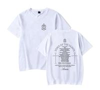 Phil Wickham Song of The Saints Album Merch T-Shirt Unisex Casual Girocollo Manica Corta Fashion Tee, bianco, S
