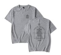 Phil Wickham Song of The Saints Album Merch T-Shirt Unisex Casual Girocollo Manica Corta Fashion Tee, Grigio, XL