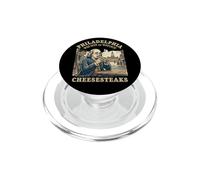 Philadelphia Cheesesteak Wiz Wit Benjamin Franklin Philadelphia Philadelphia PopSockets PopGrip per MagSafe