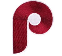 Philadelphia Phillies Ritorno Al Passato 'P' Era Maglia Logo Toppa Bordeaux