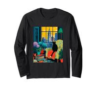 Philadelphia, Skyline Città, Smoking, Gatto, Illustrazione Maglia a Manica