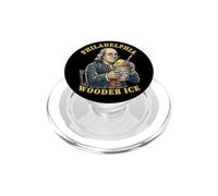 Philadelphia Wooder Ice Benjamin Franklin Philadelphia per l'acqua PopSockets PopGrip per MagSafe