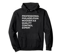Philadelphia Wooder Professional Ice Quality Control Expert Felpa con Cappuccio